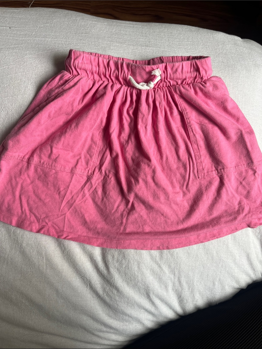 Lands' End Pink Drawstring Circle Skort